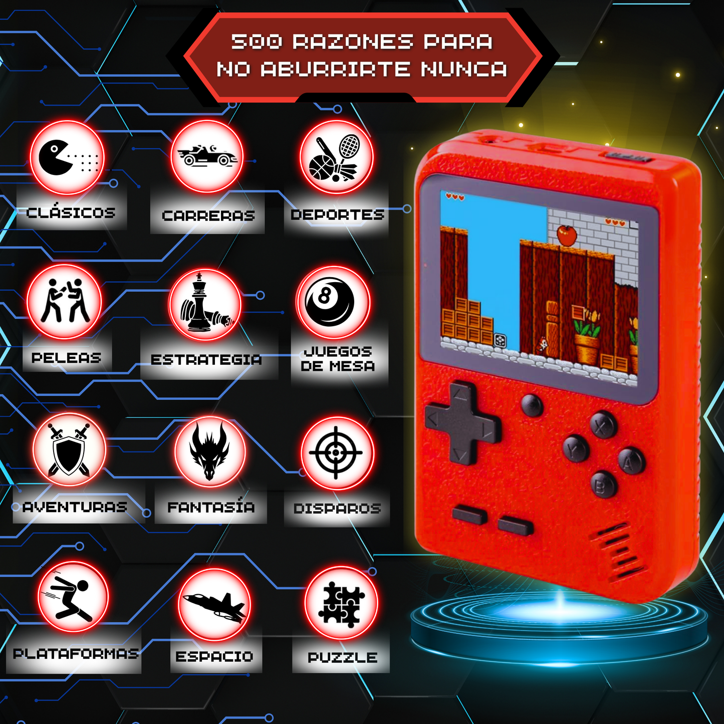 Consola Retro Portátil 90s