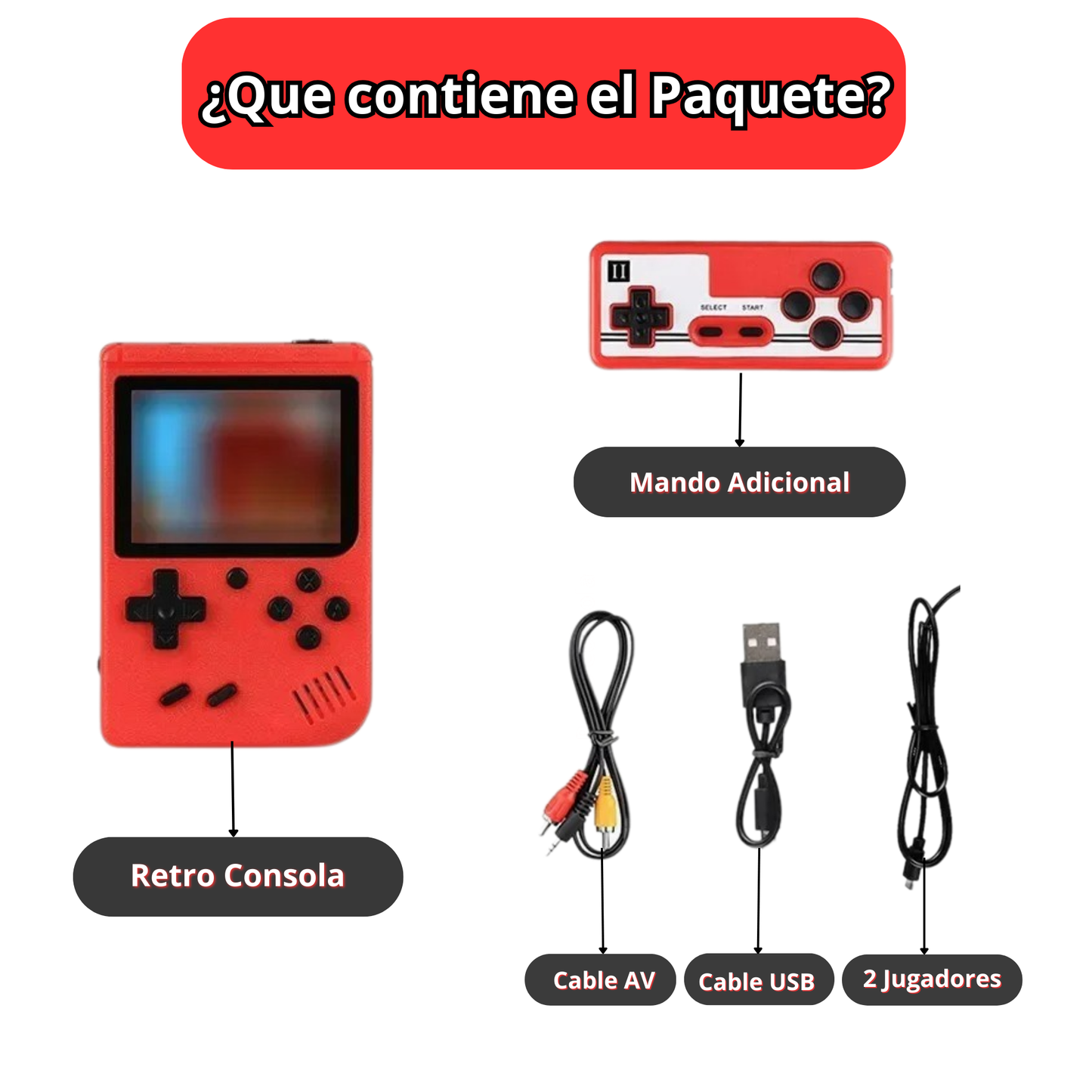 Consola Retro Portátil 90s