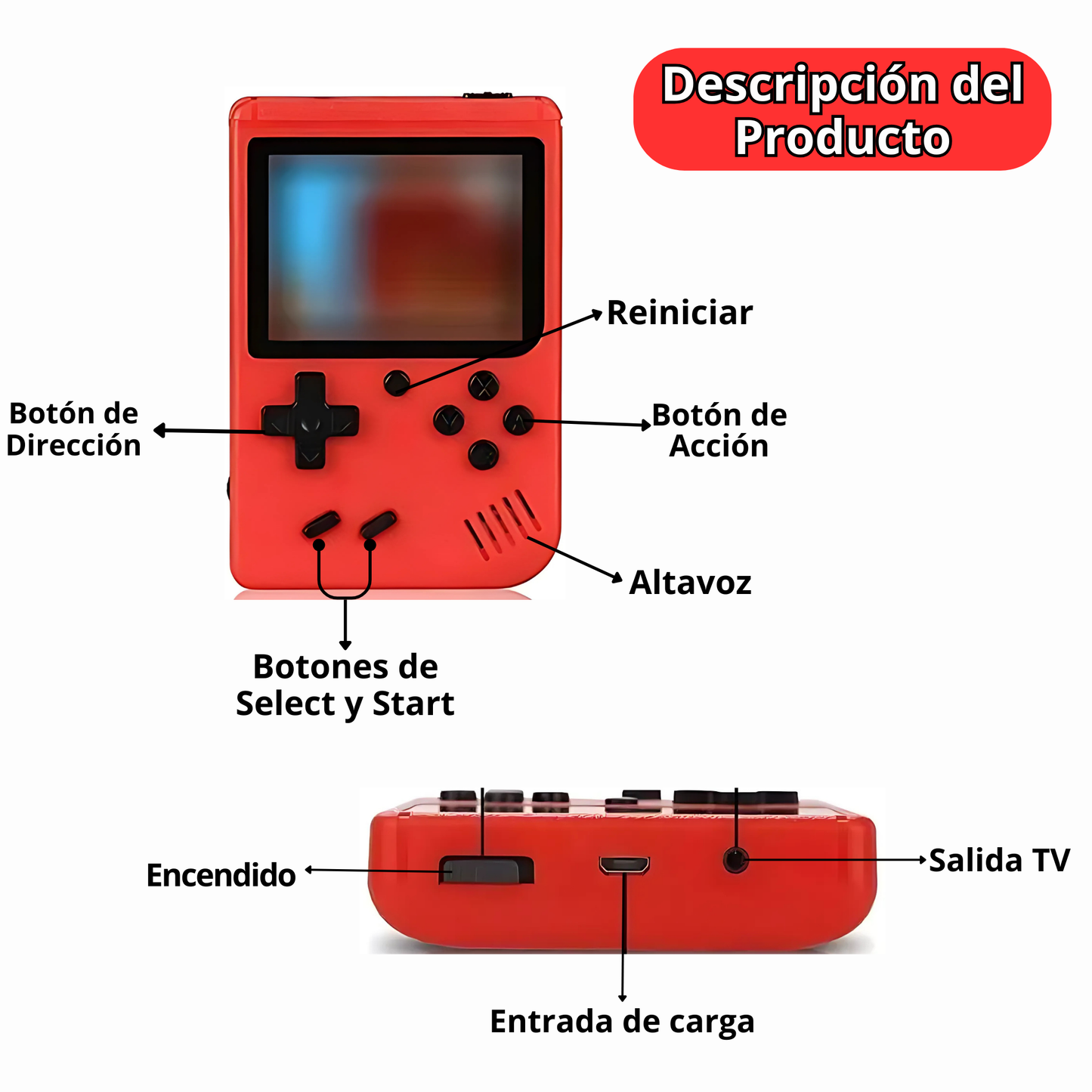 Consola Retro Portátil 90s