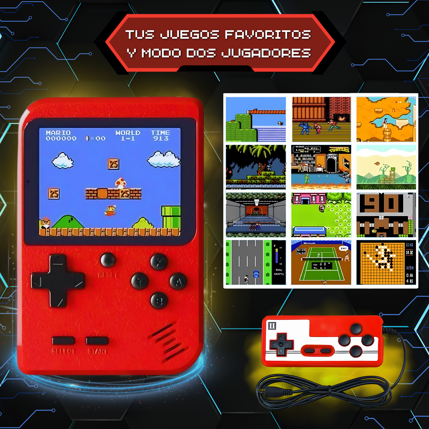 Consola Retro Portátil 90s