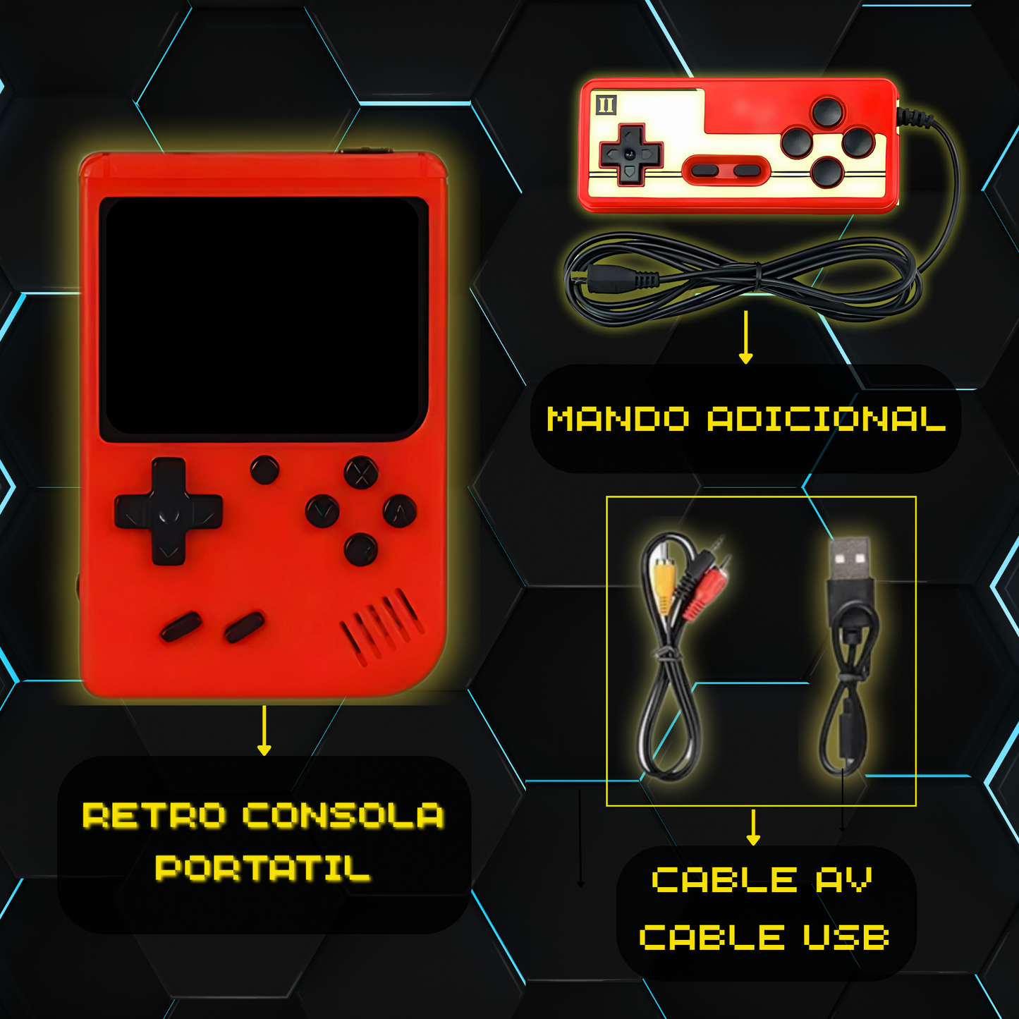 Consola Retro Portátil 90s
